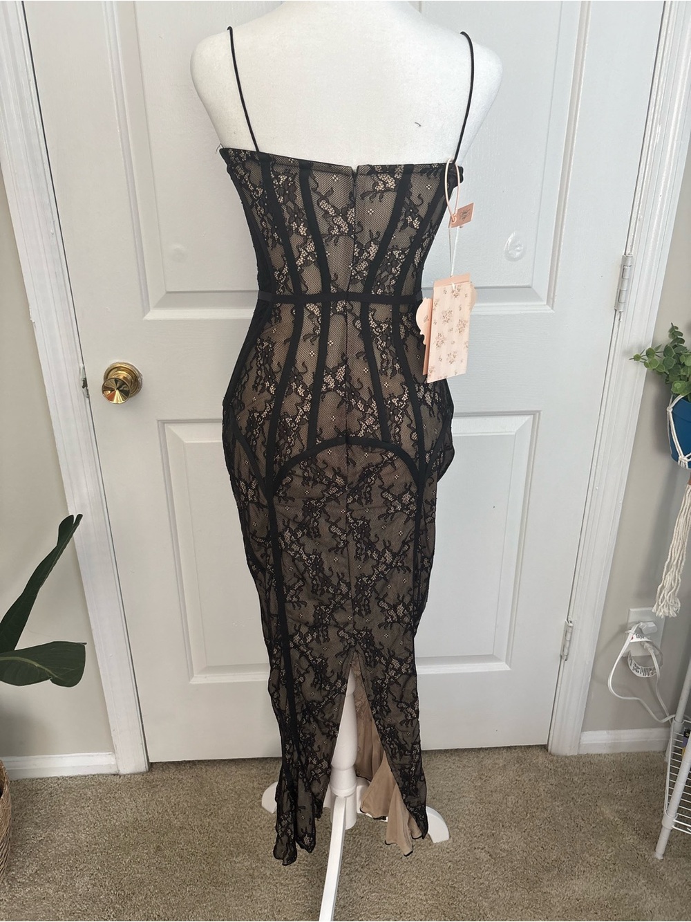 NWT Lacemade Black Moon Shade Corset Dress-M - Picture 4 of 12